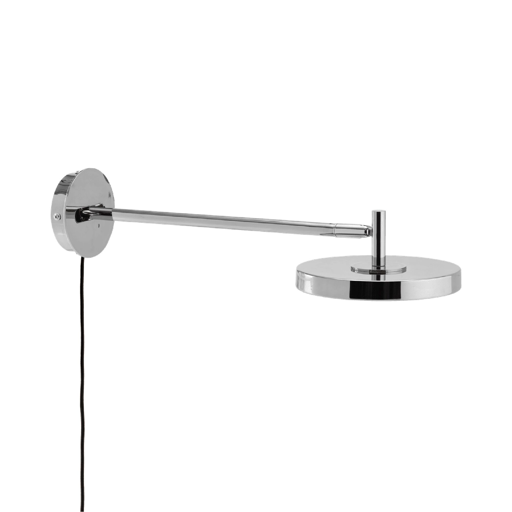 Asteria Vegglampe Lang Polert Stål