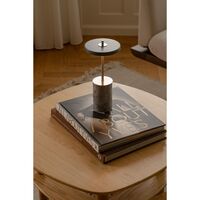 Asteria Move Tragbare Lampe Mini Grau Marmor/ Messing