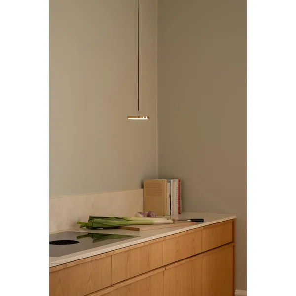 Asteria Micro Pendel Poleret Messing