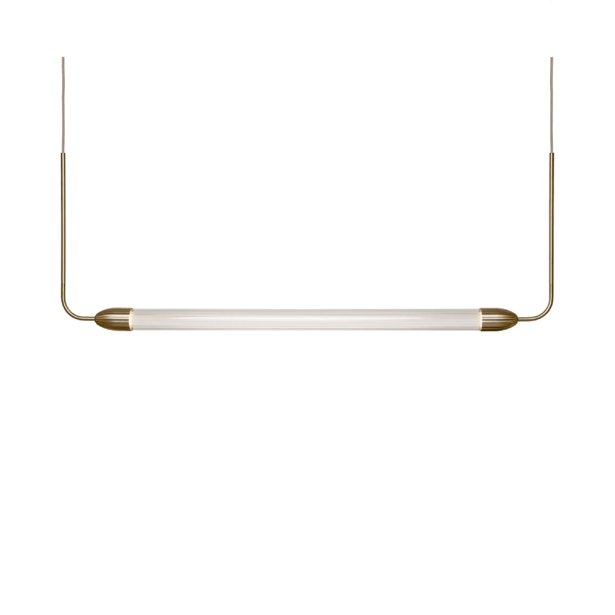 Lemon Squeeze Linear Pendant Brass