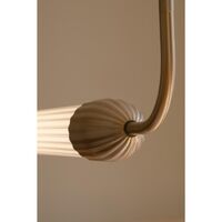 Lemon Squeeze Linear Pendant Brass