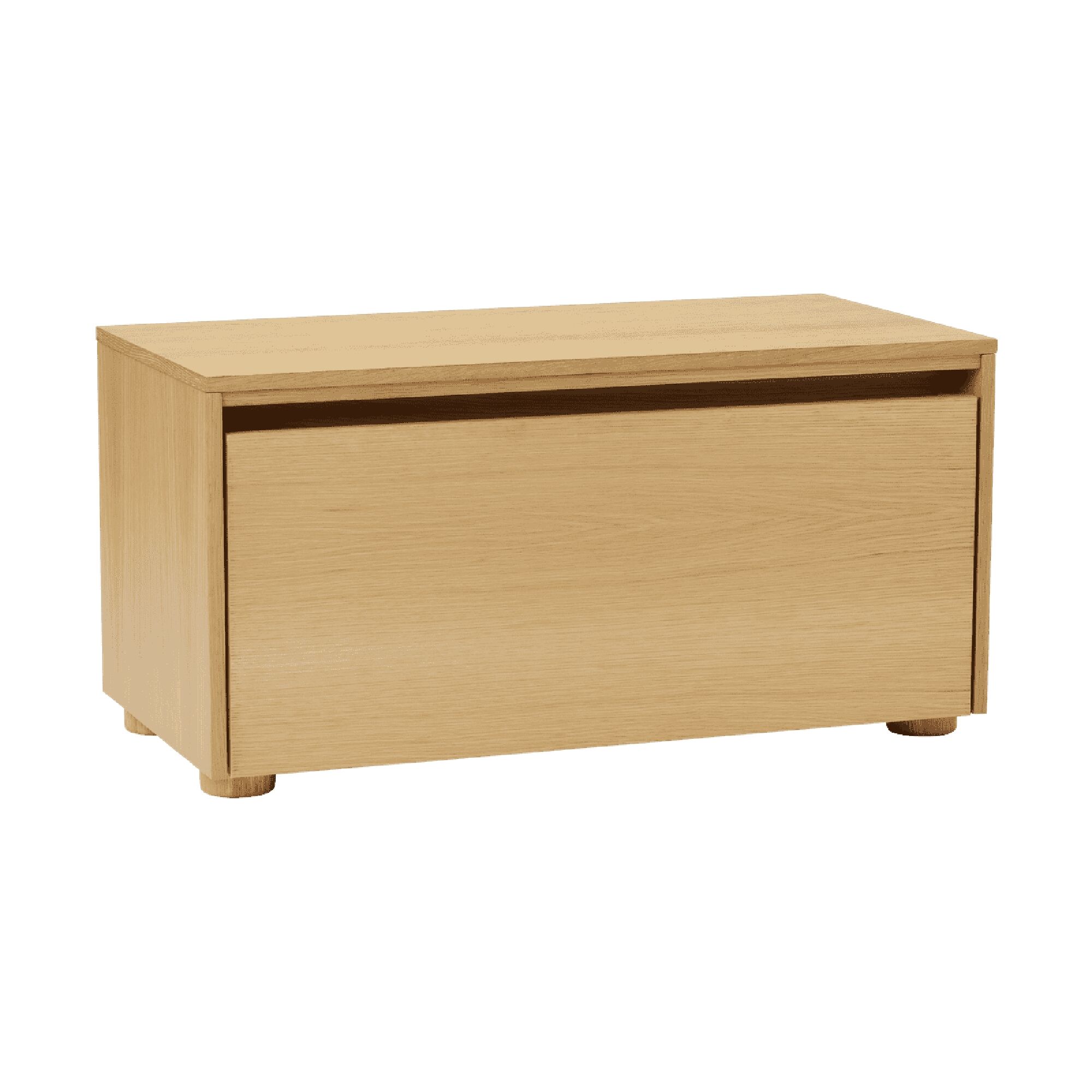 Hideaway Veneered Kabinet Med Dør & Hylde Eg