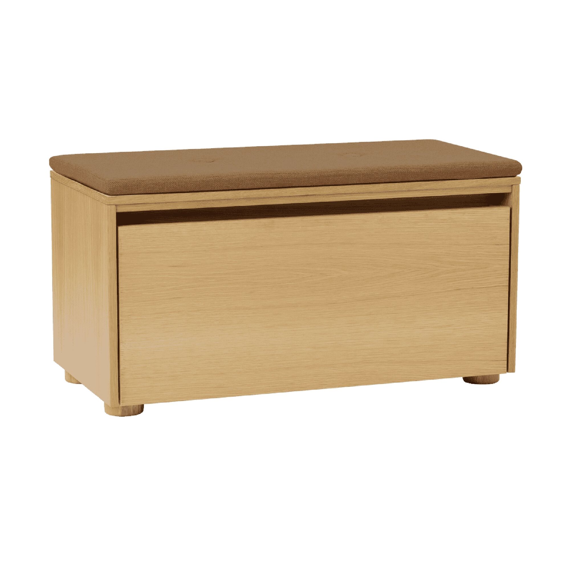 Hideaway Veneered Kabinet Med Dør & Hylde Eg/Sugar Brown