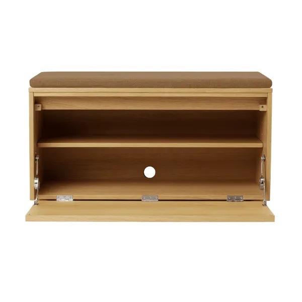 Hideaway Gefineerde Kast met Deur en Plank Eiken/suikerbruin