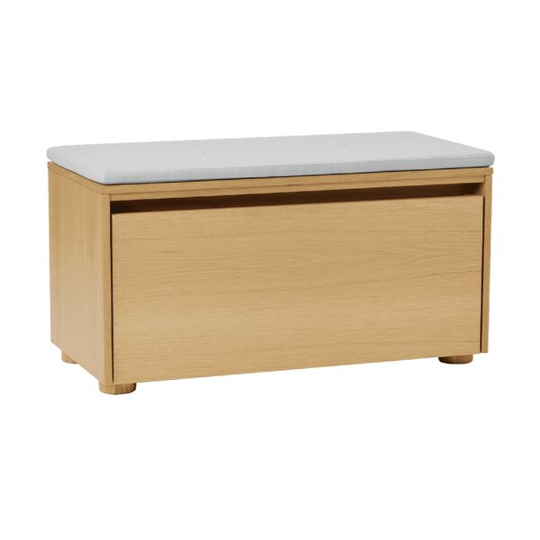 Hideaway Furnierschrank mit Tür und Regal Eiche/Sterling