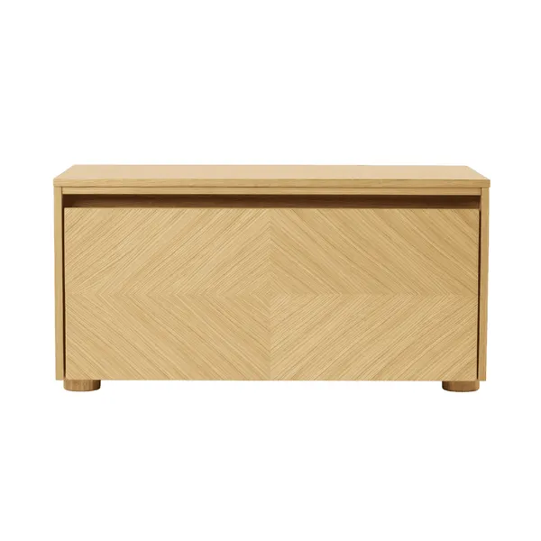 Hideaway Grid Kast met Deur en Plank Eiken