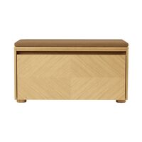 Hideaway Grid Kast met Deur en Plank Eiken/suikerbruin