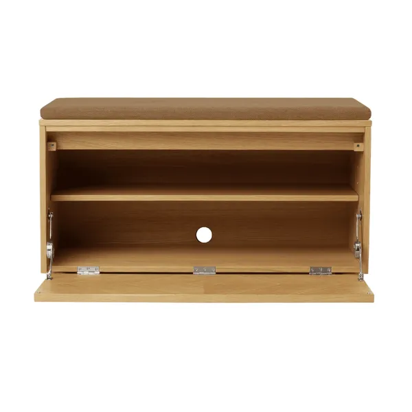 Hideaway Grid Kast met Deur en Plank Eiken/suikerbruin
