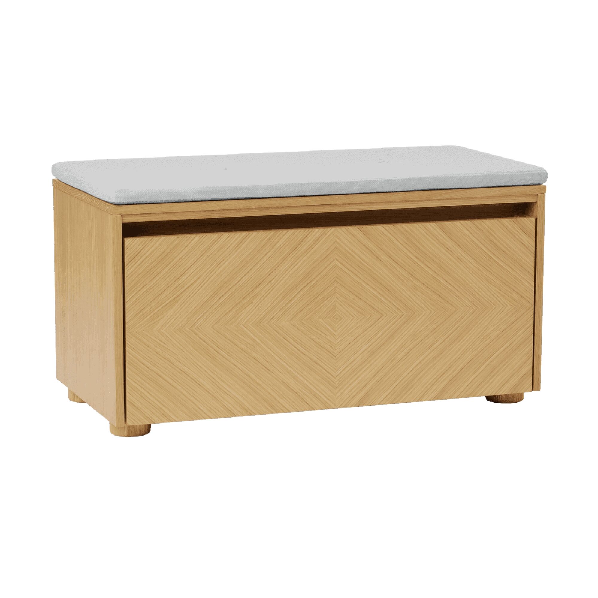 Hideaway Grid Kabinet Med Dør & Hylde Eg/Sterling