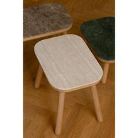 Paff Sidebord Lav Eik/Travertin