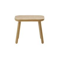 Paff Side Table High Oak/Travertine