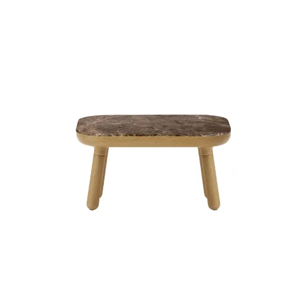 Paff Side Table Low Oak/Emperador