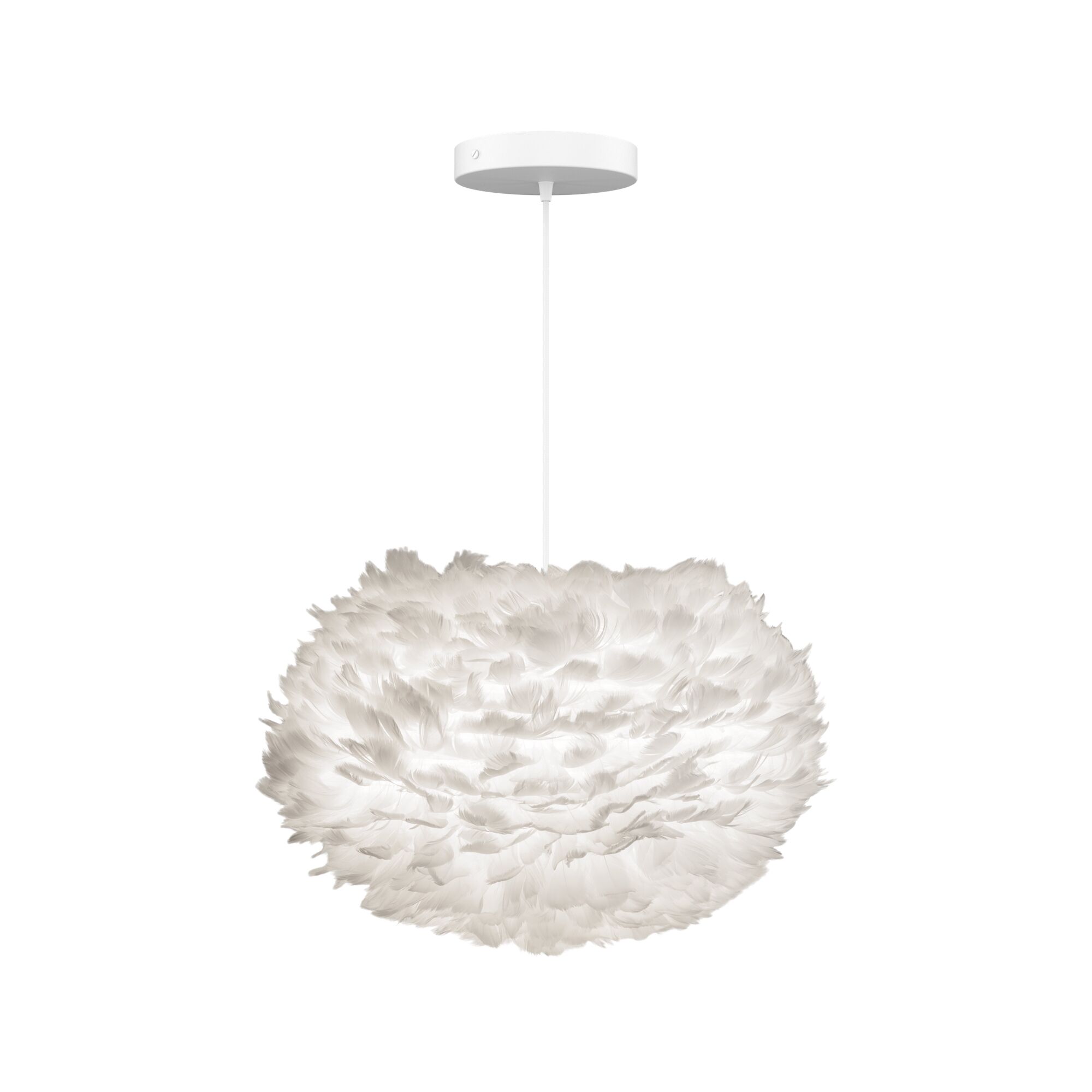 Eos Taklampe Med Baldakin Medium Hvit