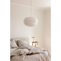 Eos Pendelleuchte mit Baldachin Medium Weiß