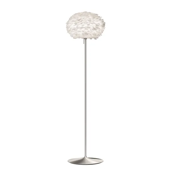Eos Vloerlamp Medium Wit/Staal