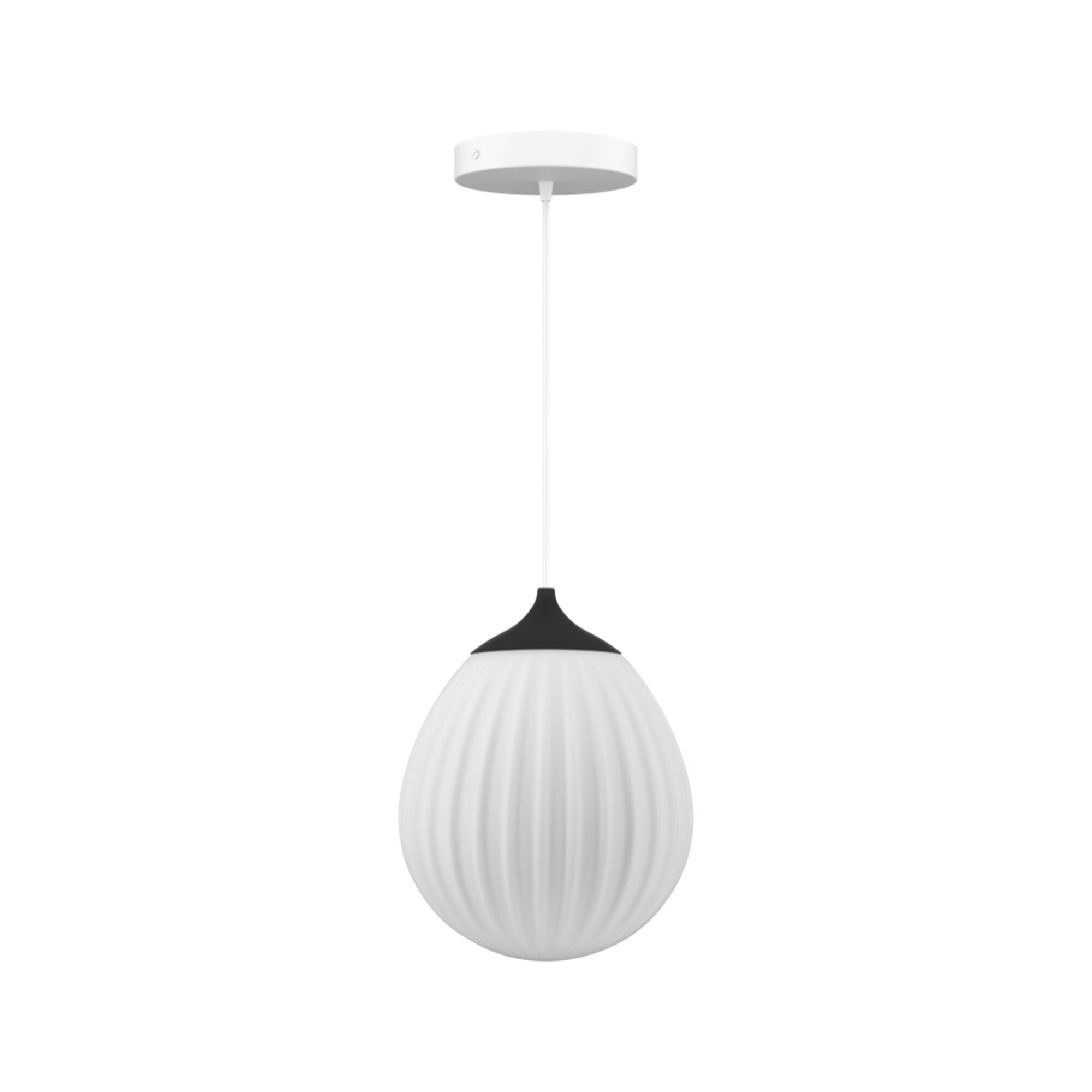 Jorden Runt Taklampa Mini Svart/ Vit