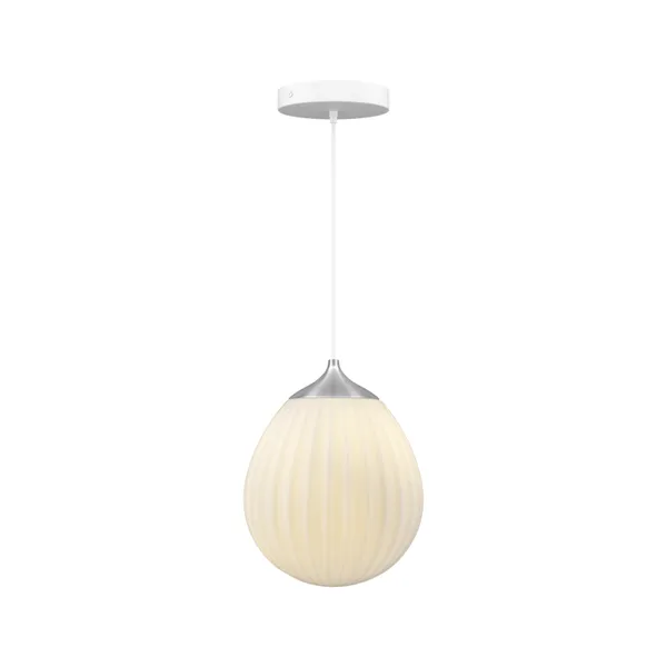 Around The World Hanglamp Mini Staal/ Wit