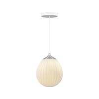 Around The World Hanglamp Mini Staal/ Wit