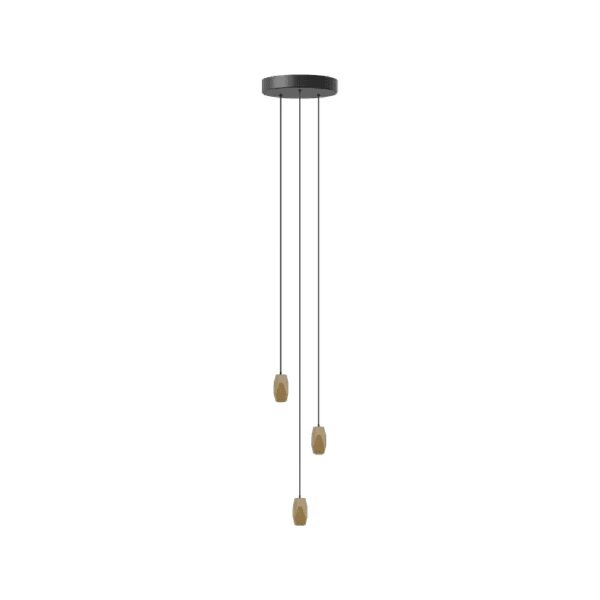 Brighter Days Hexa Pendel Med Cluster 3 Messing