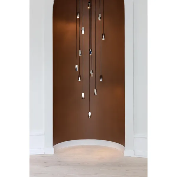 Brighter Days Hexa Pendelleuchte mit Cluster 3 Messing
