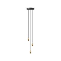 Brighter Days Penta Pendant With Cluster 3 Brass