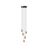 Brighter Days Hexa Pendelleuchte mit Cluster 5 Messing