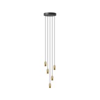 Brighter Days Quadra Pendant With Cluster 5 Brass