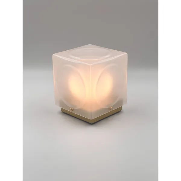 Lampe Portable Chant Glacé/dorée