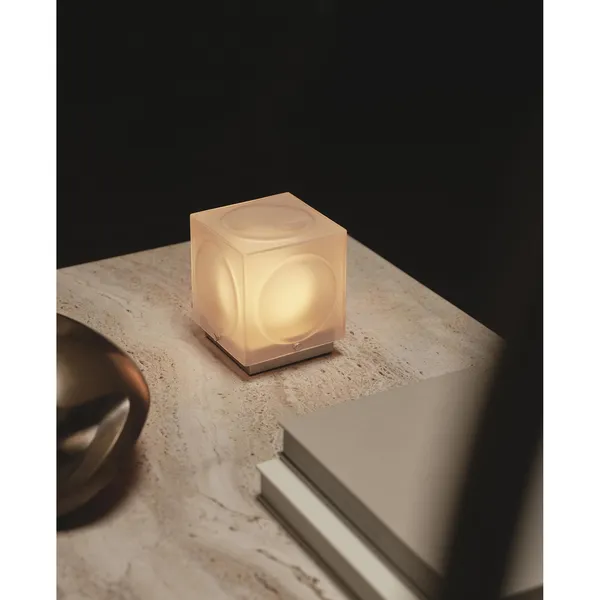 Lampe Portable Chant Glacé/dorée