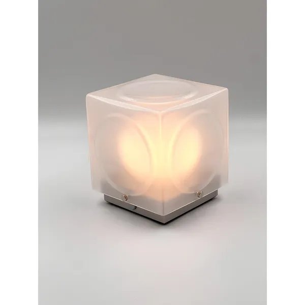 Chant Draagbare Lamp Mat/ Zilver
