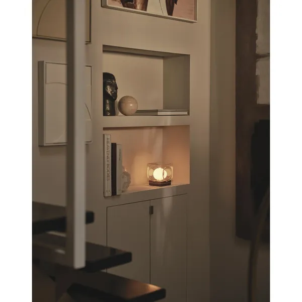 Lampada Portatile Chant Trasparente/ Argento