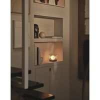 Lampada Portatile Chant Trasparente/ Argento
