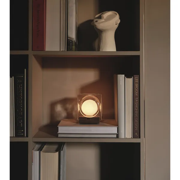 Lampada Portatile Chant Trasparente/ Argento