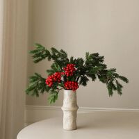 Winter Garnet Bouquet Red