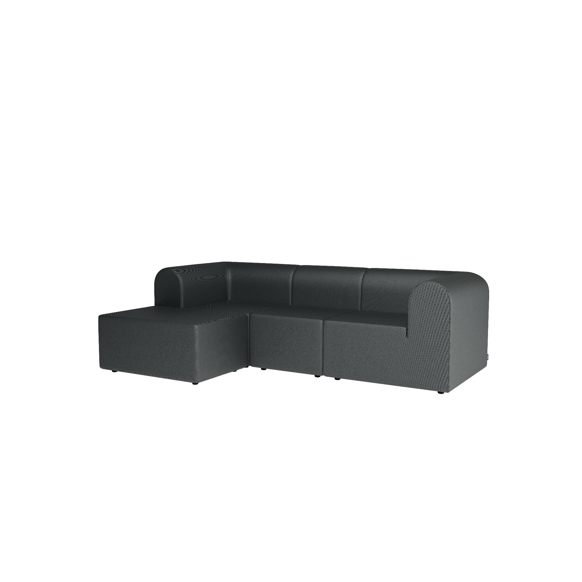 Paradigm 3-Personers Sofa Med Puf Venstre H166-Hallingdal166