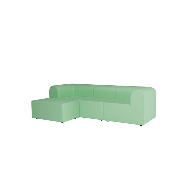 Paradigm 3-Personers Sofa Med Puf Venstre HE0912-Hero912