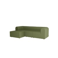 Paradigm 3-Sitzer-Sofa mit Pouf Links N68303-Nobel68303
