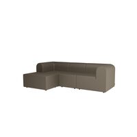 Divano Paradigm A 3 Posti con Pouf A Sinistra RW218-ReWool218