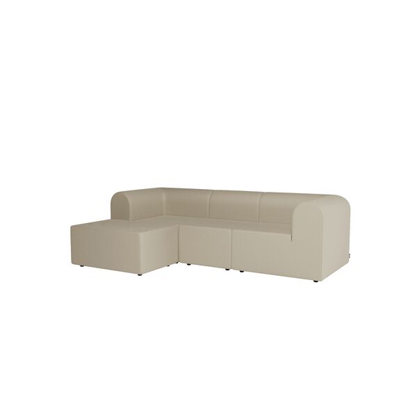 Divano Paradigm A 3 Posti con Pouf Sinistro VI0146-Vidar146