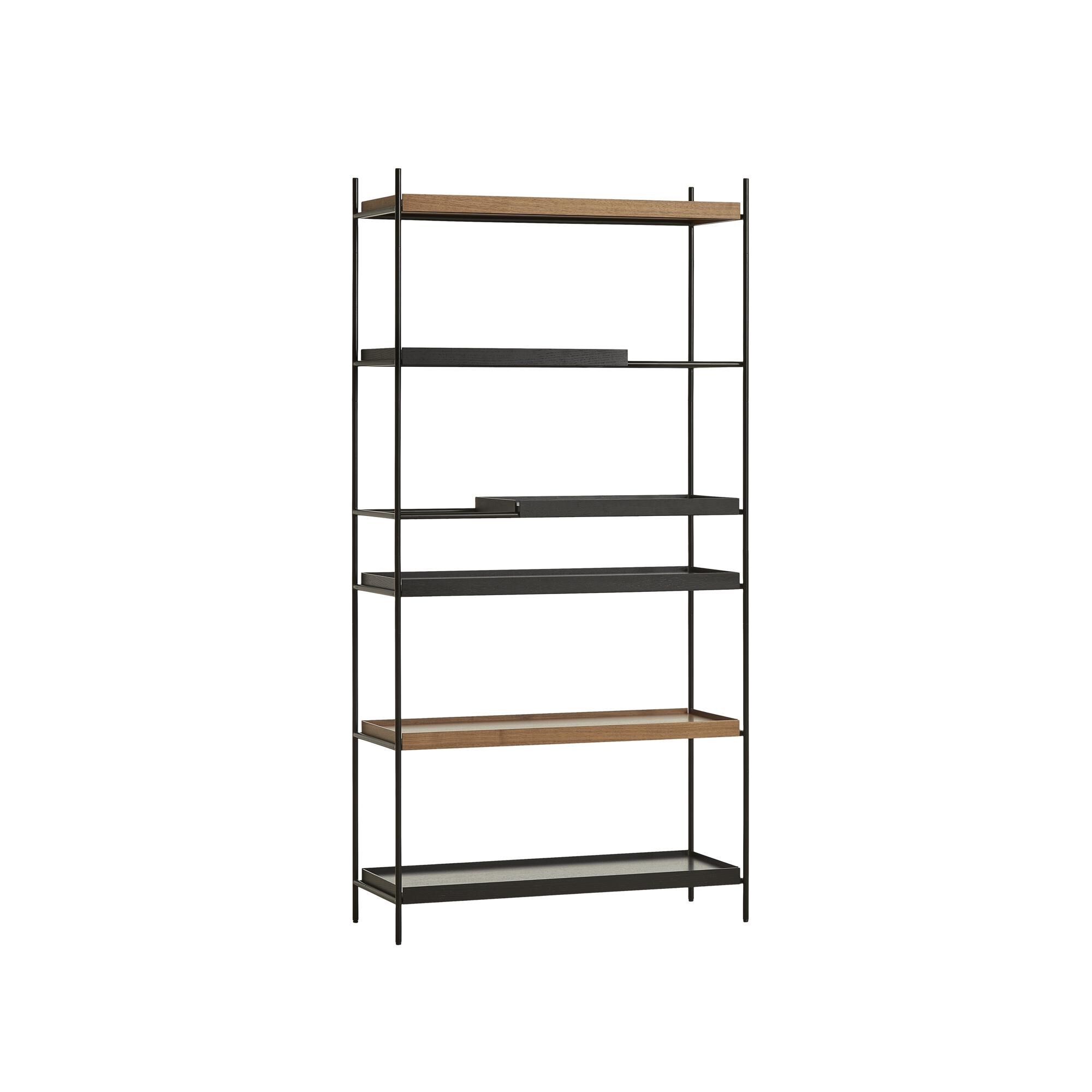 Tray Configuration 19 Hyldesystem Hj Sort/Valnd