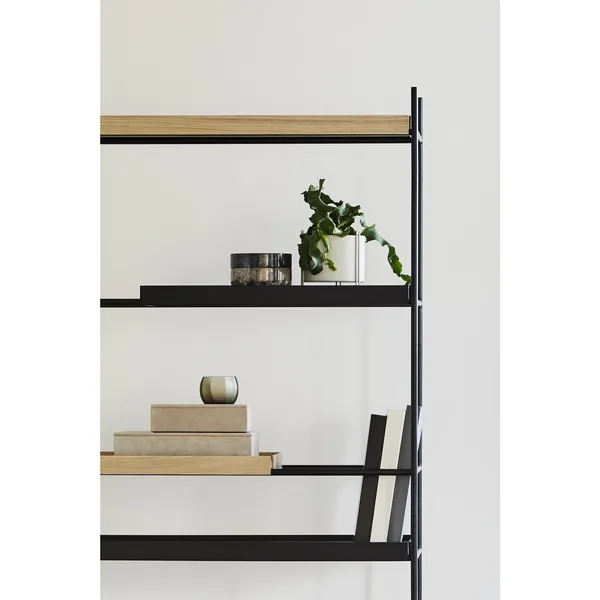 Tray Configuration 19 Shelving System High Black/ Walnut