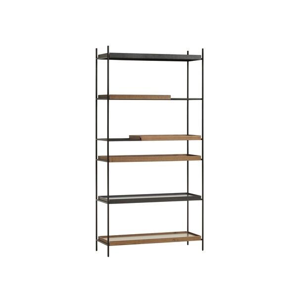 Tray Configuration 20 Shelving System High Black/ Walnut