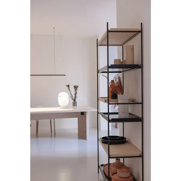 Tray Configuration 20 Shelving System High Black/ Walnut