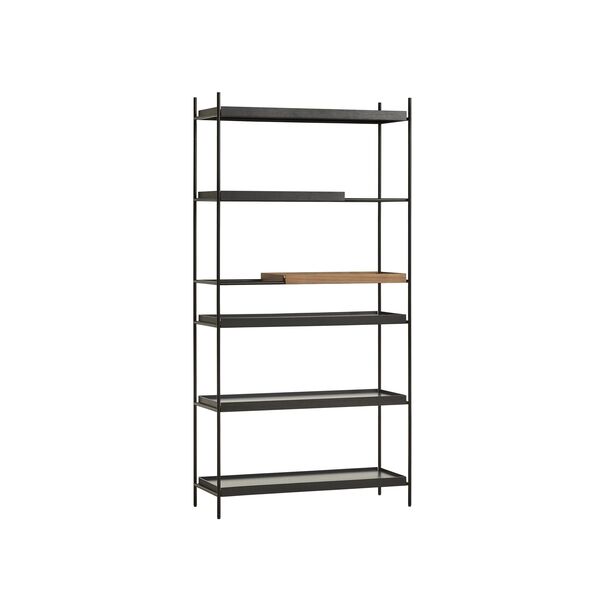 Tray Configuration 21 Shelving System High Black/ Walnut