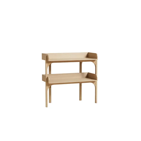 Utility Shelf White Pigmented Oak