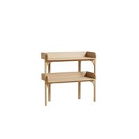 Utility Shelf White Pigmented Oak