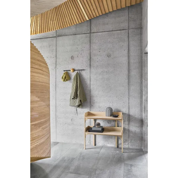 Utility Shelf White Pigmented Oak