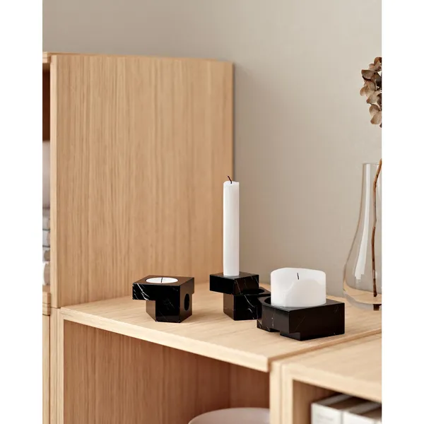 Jeu De Dés 3 Candlesticks Brown
