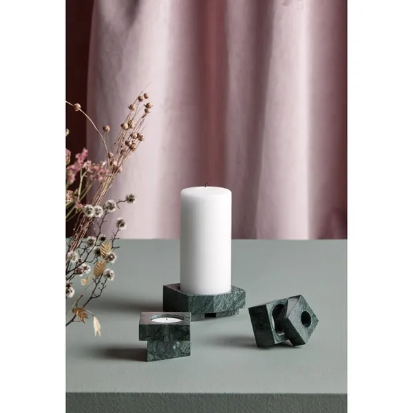 Jeu De Dés 3 Candlestick Green
