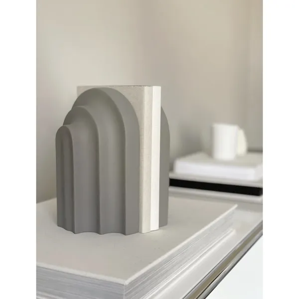 Archive Bookend Gray